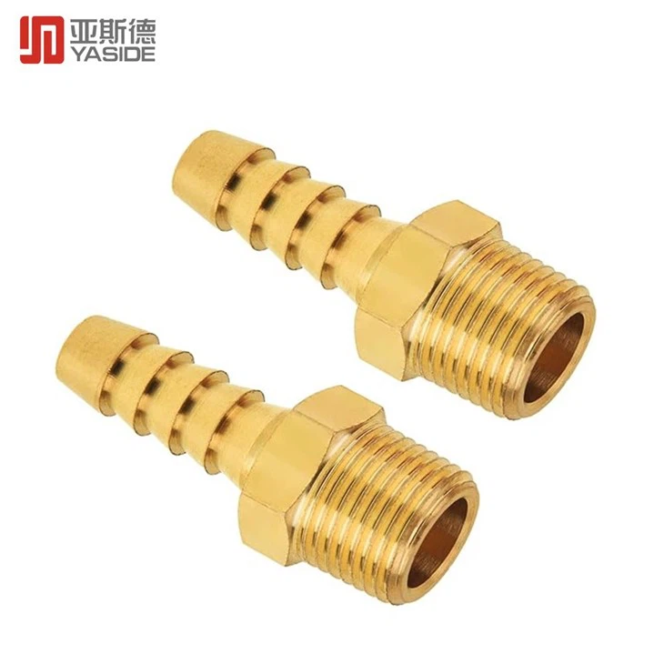 CNC Machining Brass Bulkhead Pipe Fitting
